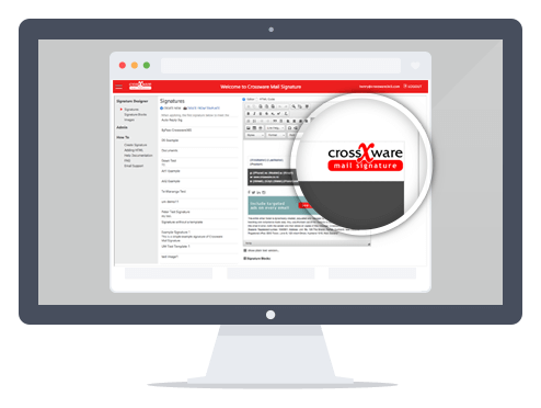 Crossware Email-branding