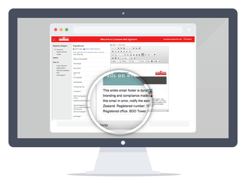 Email-disclaimers